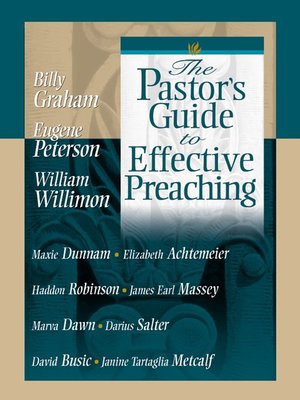 cover image of The Pastor's Guide to Effective Preaching